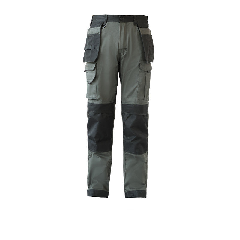 Multi-pocket Overalls Wear-resistant Labor Protection Fly Bag Pants