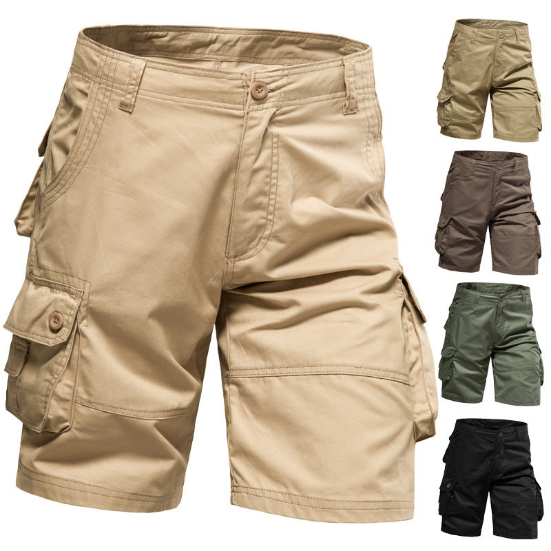 Loose Leisure Workwear Fifth Pants