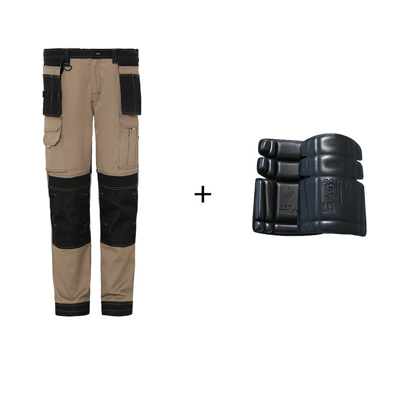 Multi-pocket Overalls Wear-resistant Labor Protection Fly Bag Pants