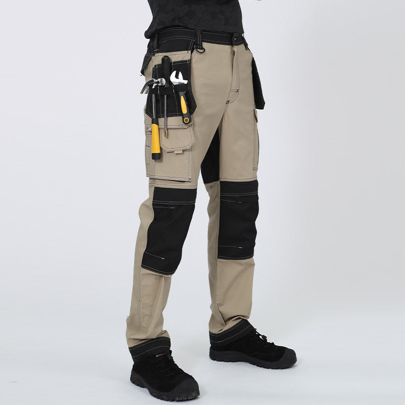 Multi-pocket Overalls Wear-resistant Labor Protection Fly Bag Pants